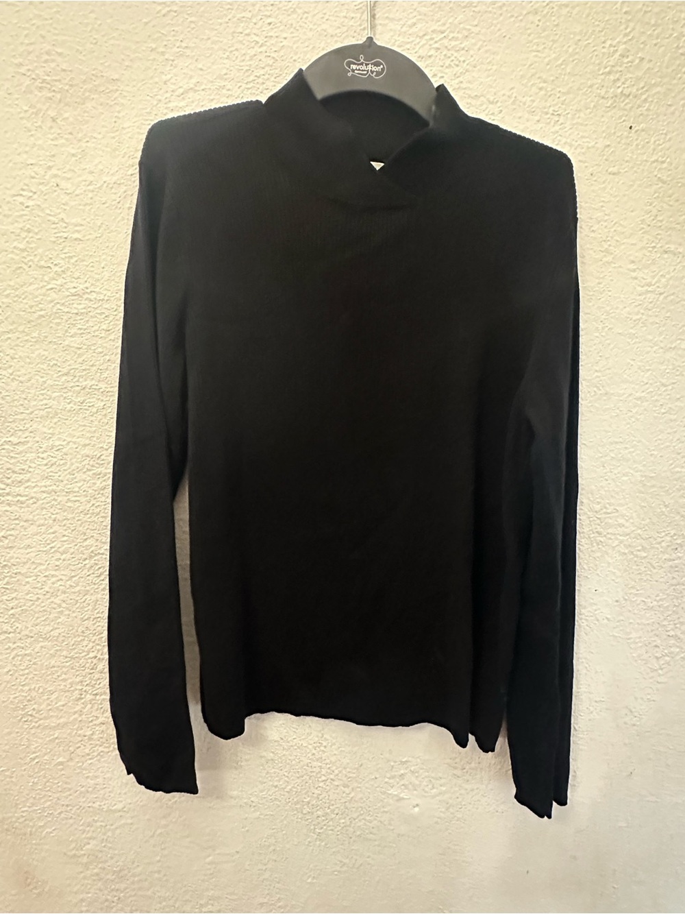 Coldwater Creek Black Cowl Neck Sweater